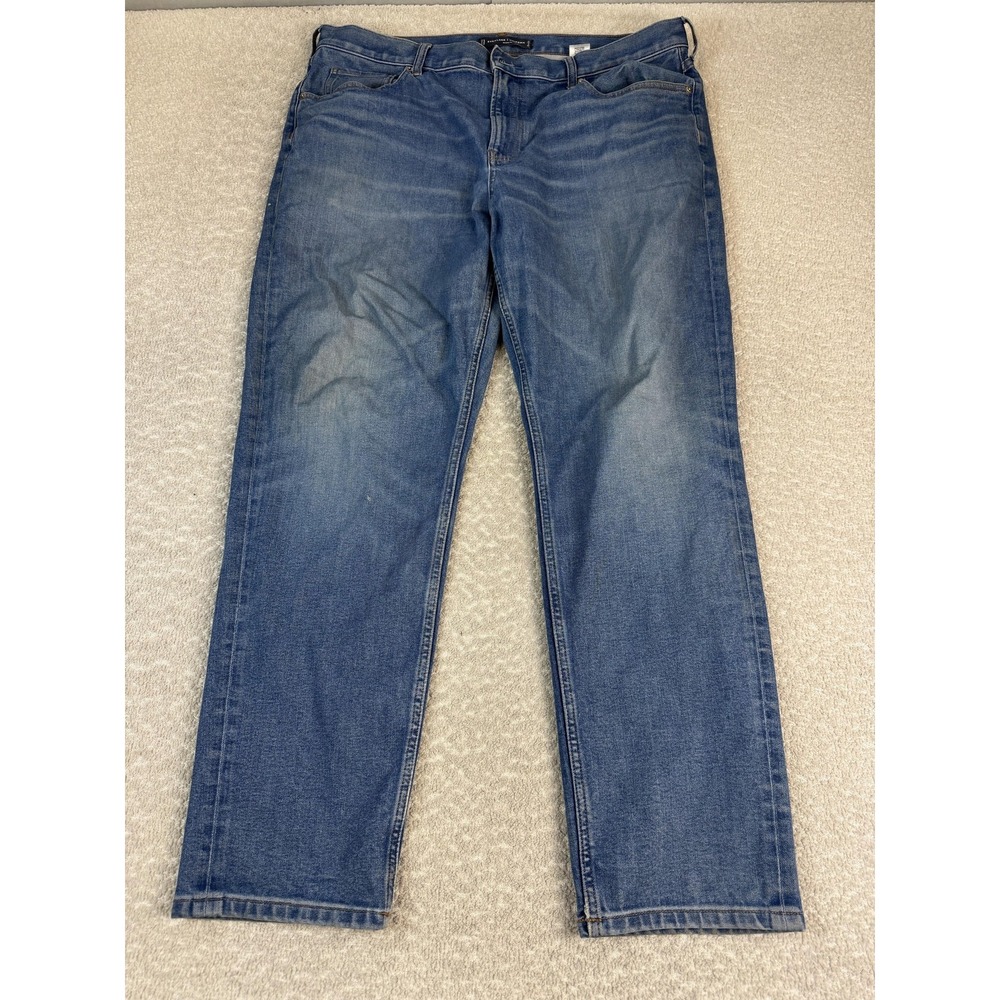 Everlane Uniform Jeans Mens 38x30 Blue Athletic Fit Tapered Stretch Denim